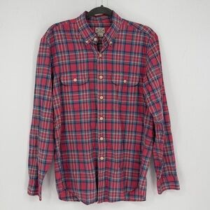 J. Crew Preppy Plaid Button Up Collared Shirt